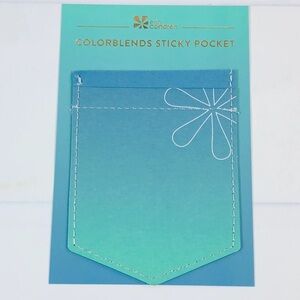 🐬Cute Colorblends Sticky Pocket for notebooks/journals/etc.🐬